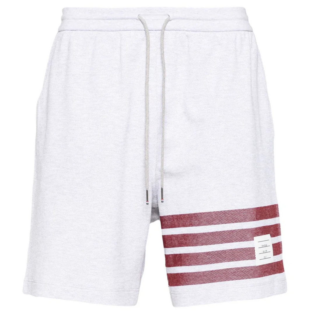 Cotton Pique 4-Bar Shorts - 1