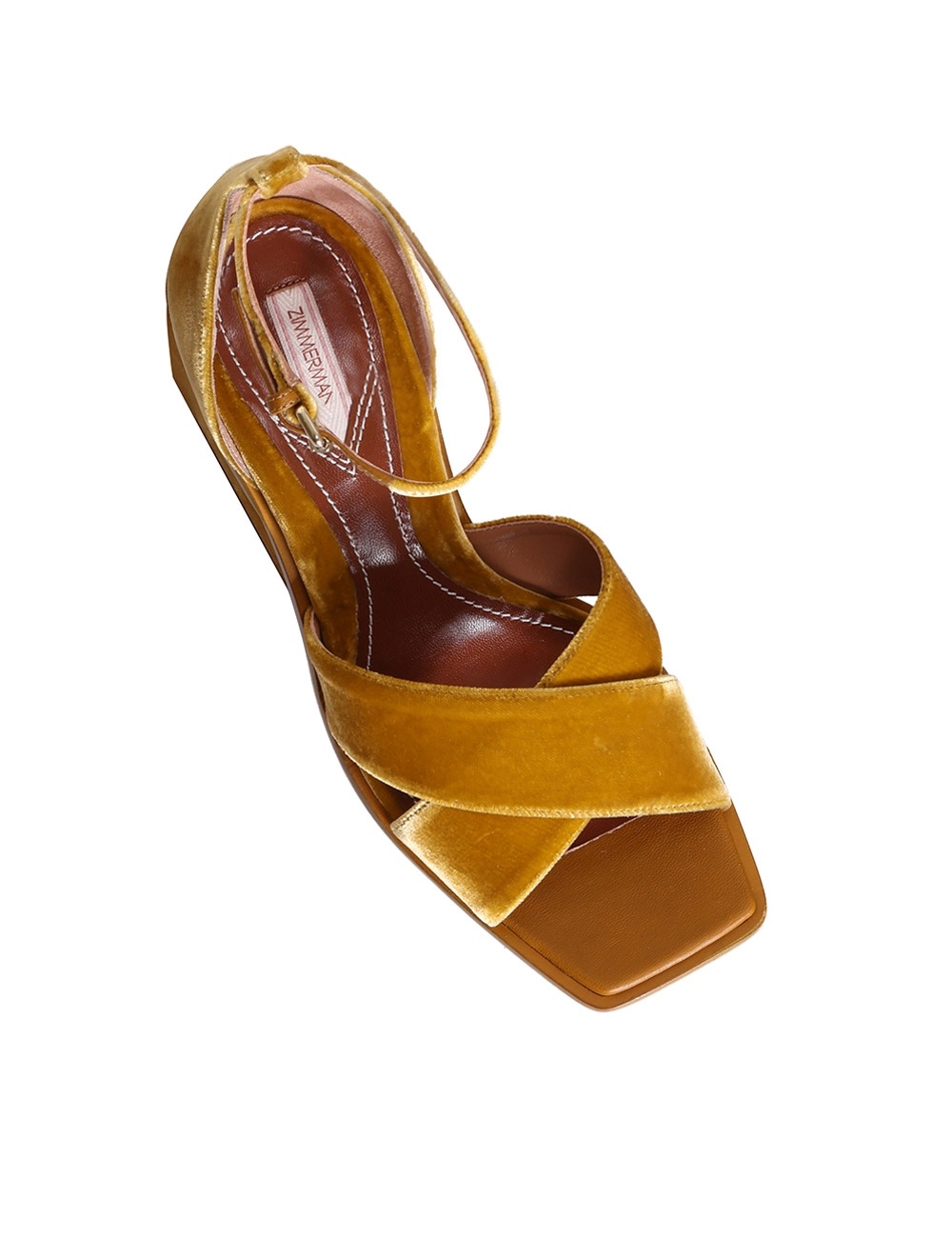 VELVET PLATFORM SANDAL - 7