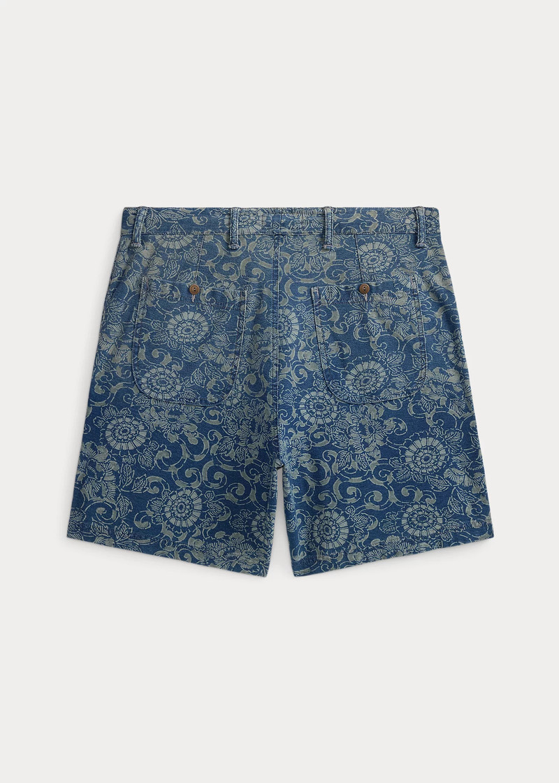RRL by Ralph Lauren Indigo Print Jersey Short outlook