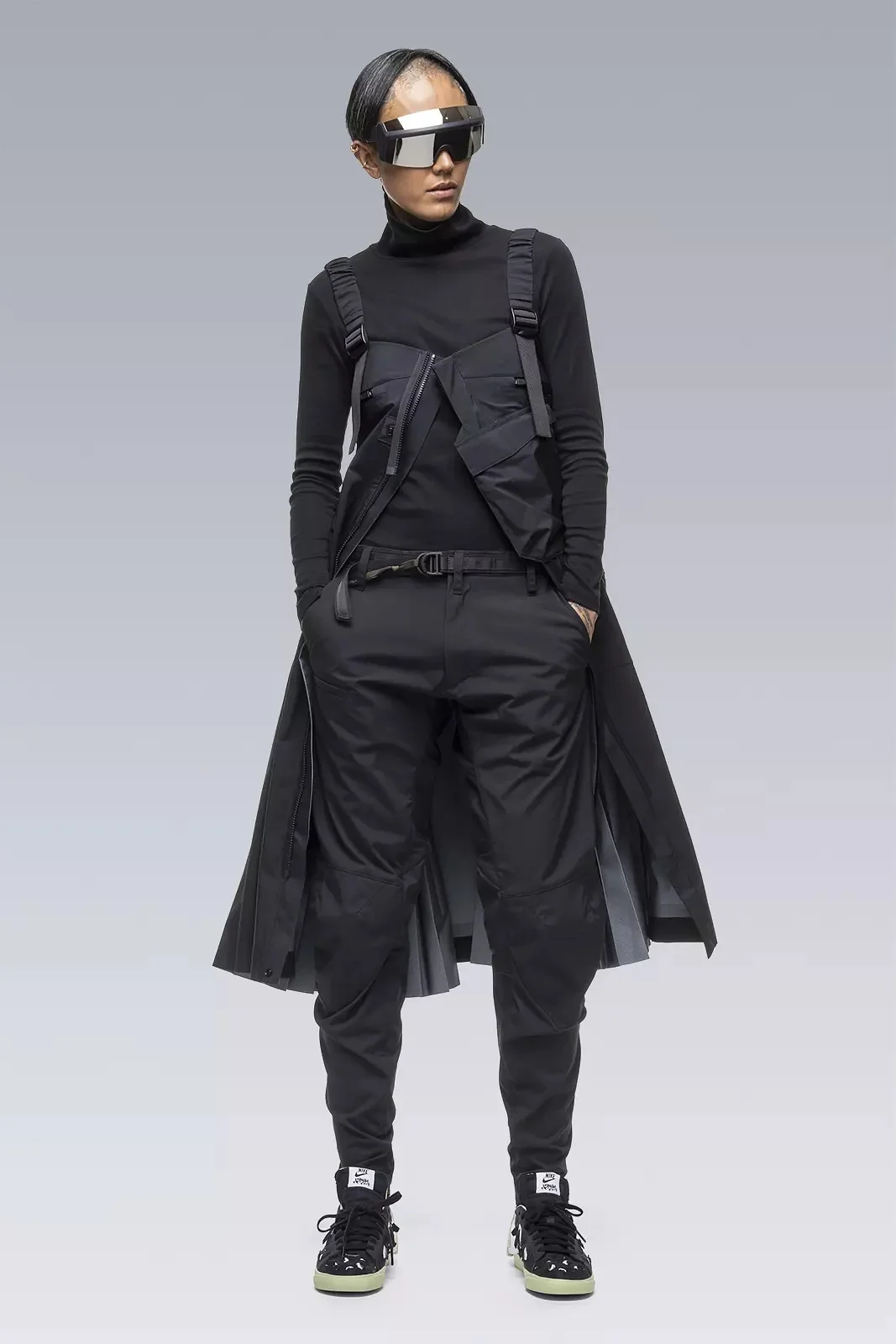 ACRONYM SAC-D6012 sacai / ACRONYM Dress Black | REVERSIBLE