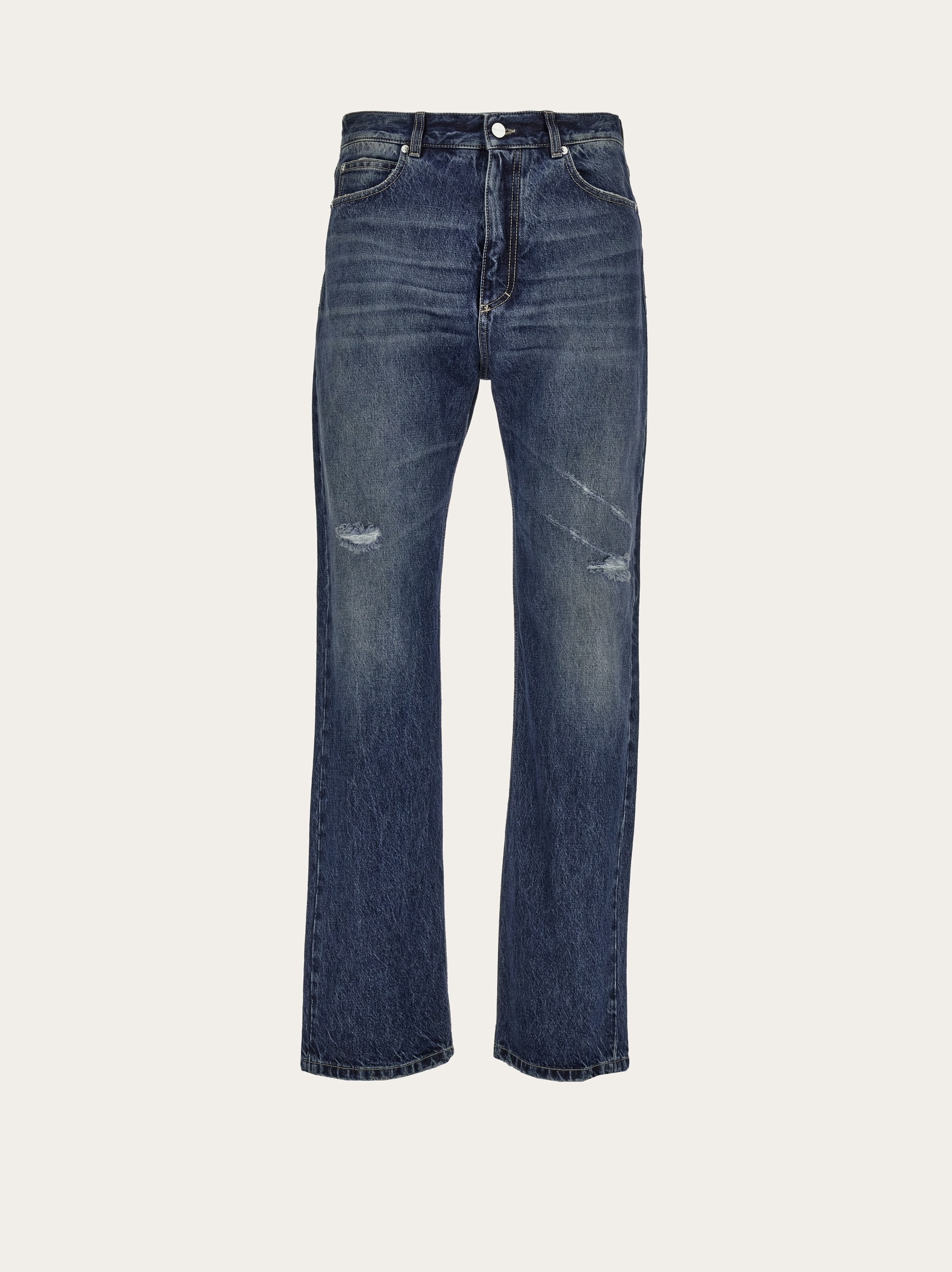 Ripped five pocket trouser - 1