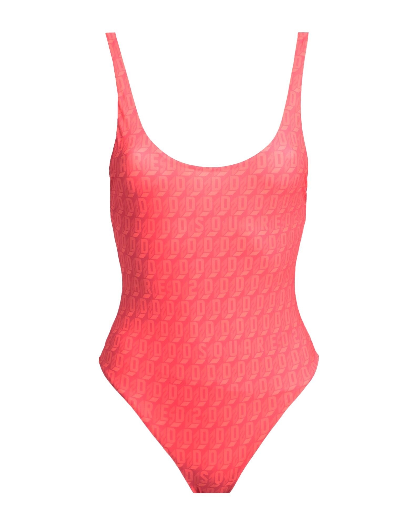 Red Women's One-piece Swimsuits - 1