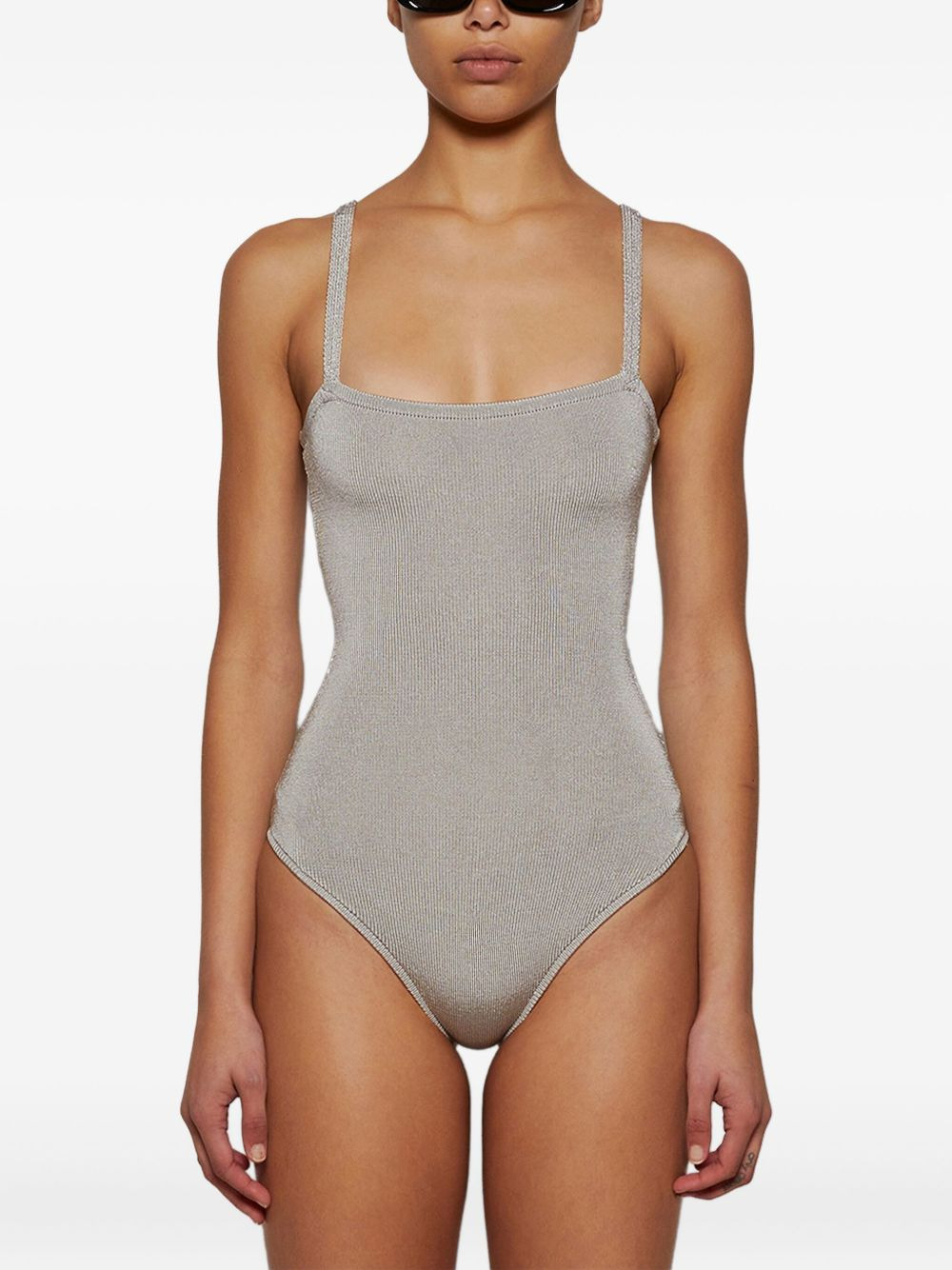 ribbed knit bodysuit - 3