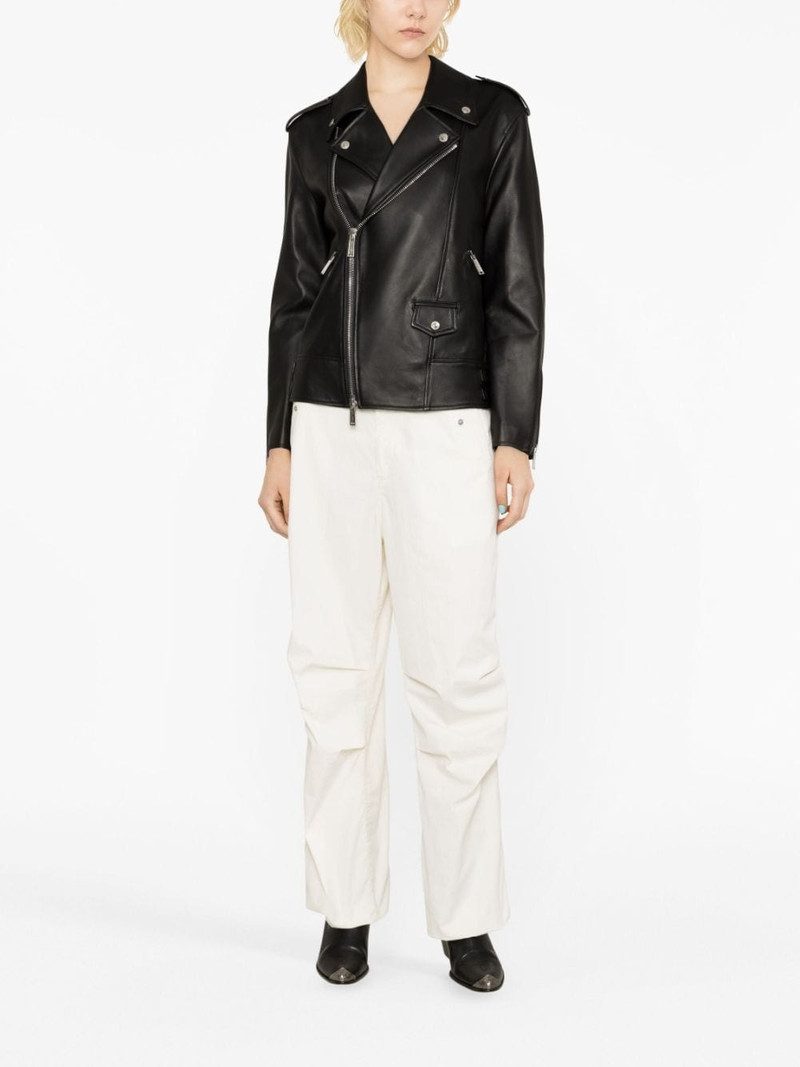DSQUARED2 leather biker jacket outlook