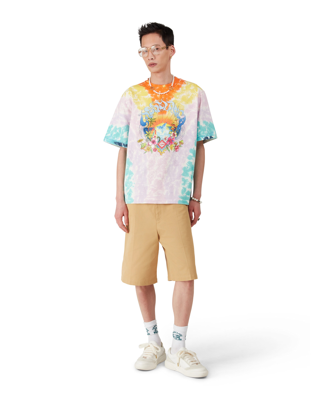 Surf Trip Tie Dye T-Shirt | Casablanca Paris - 2