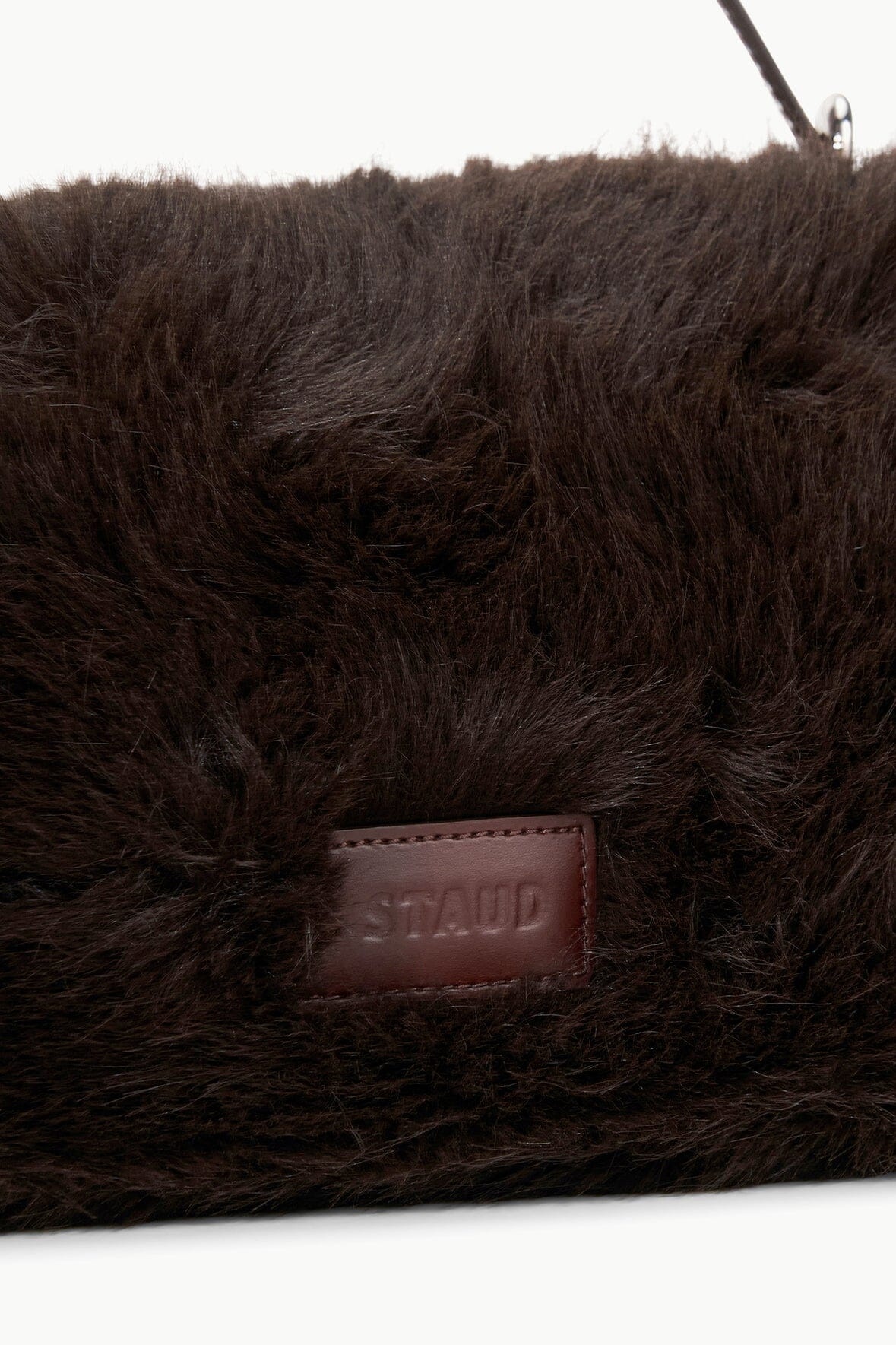 STAUD HARLOW FAUX FUR BAG ESPRESSO - 5
