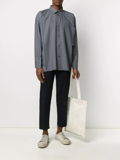 ISSEY MIYAKE classic button-up shirt outlook