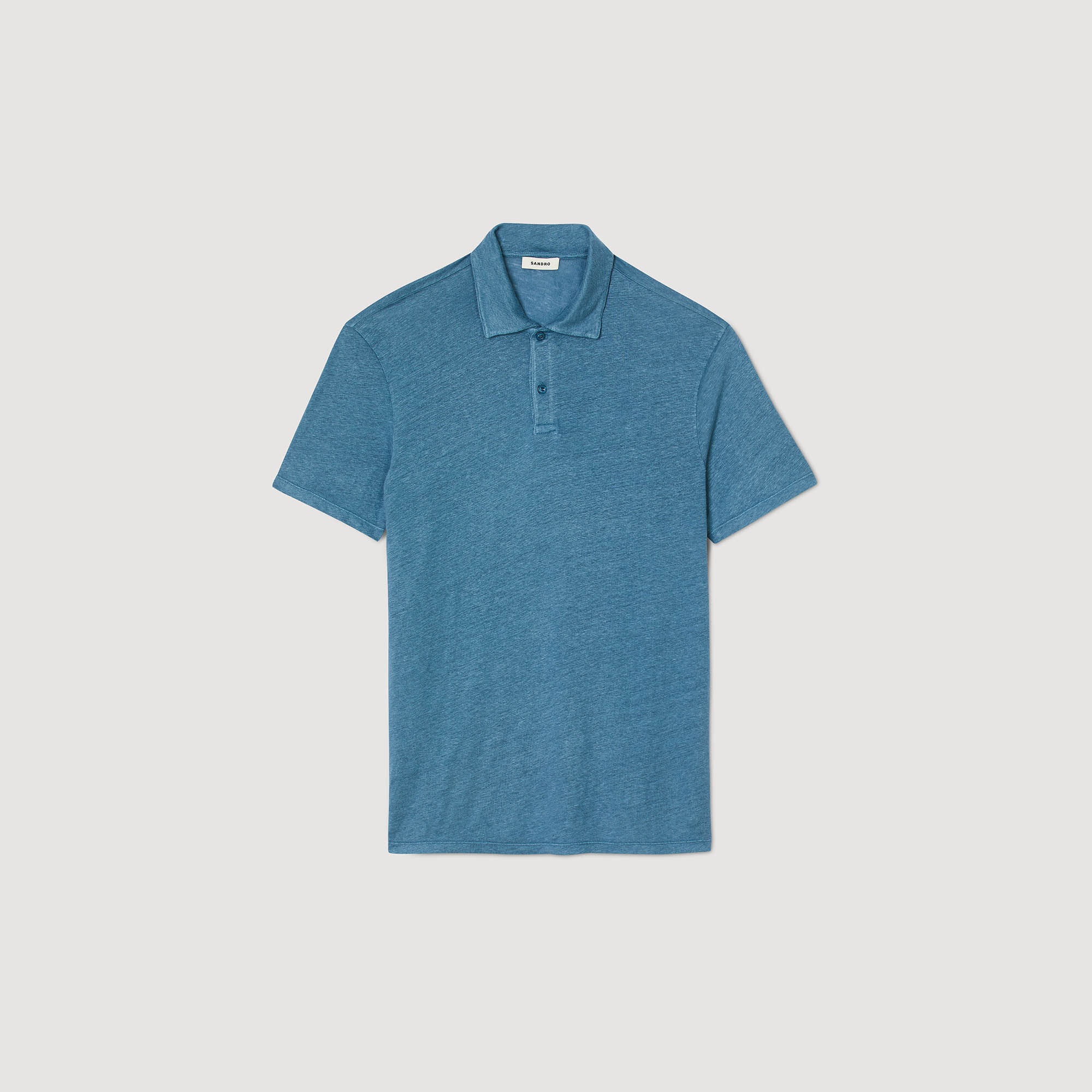 LINEN POLO SHIRT - 1