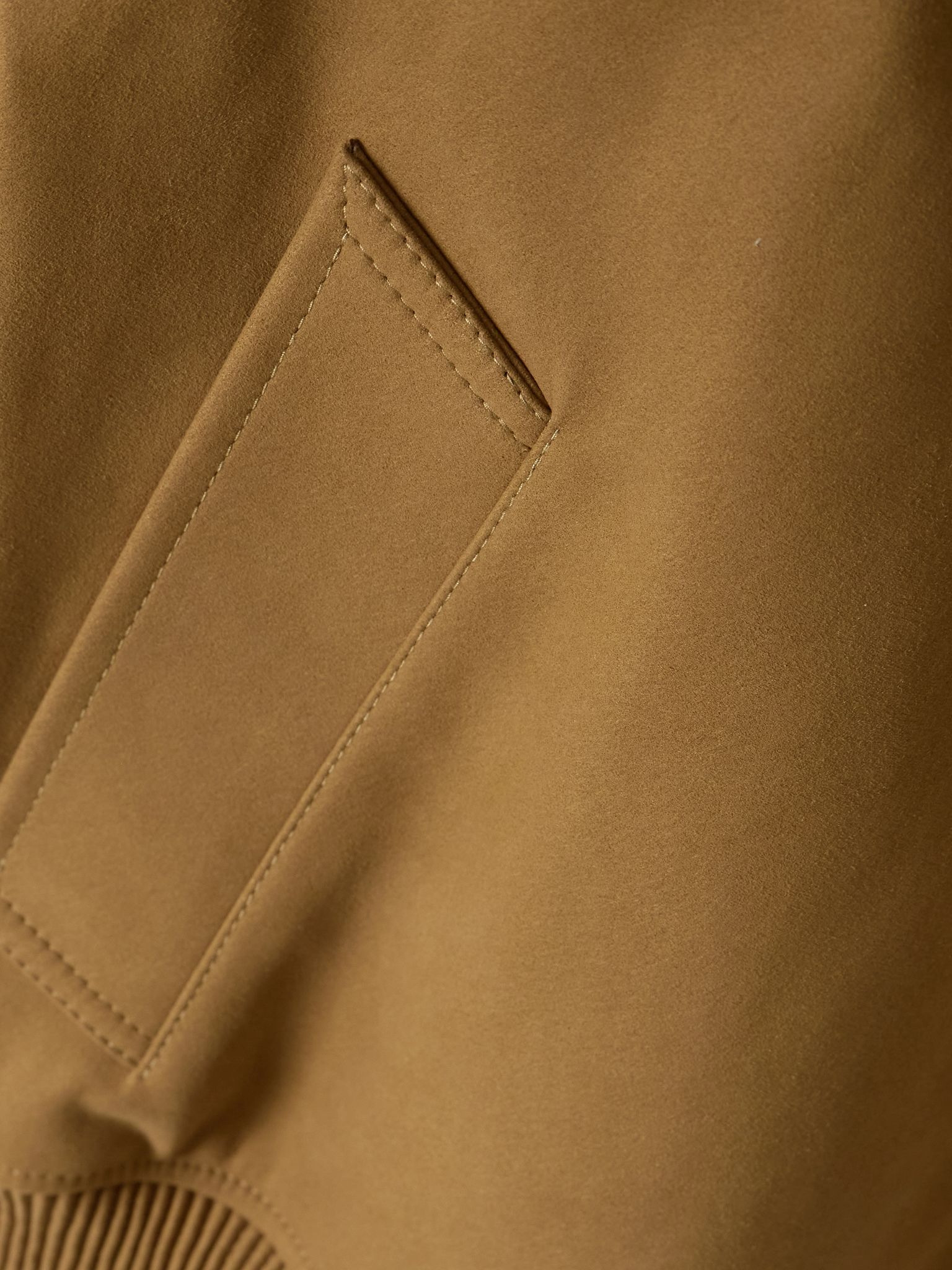 Oversized bomber jacket Tan - 5