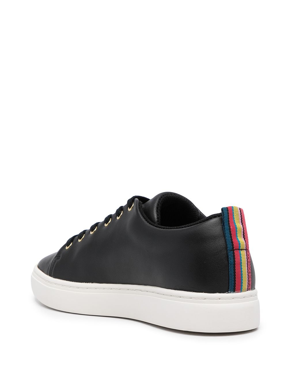 zebra-patch lace-up trainers - 3