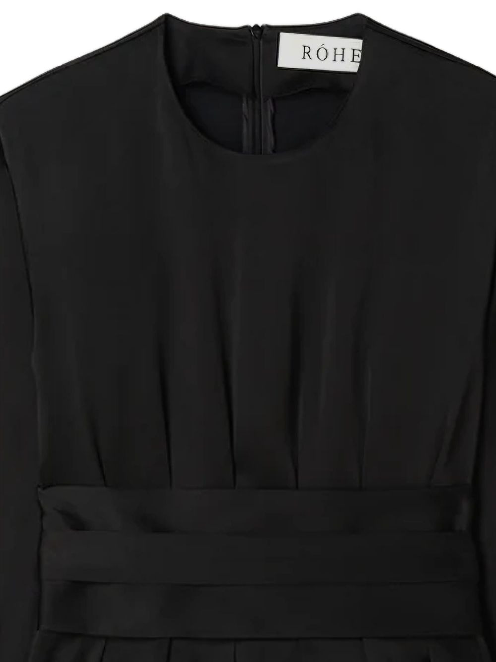 pleated belted top - 2