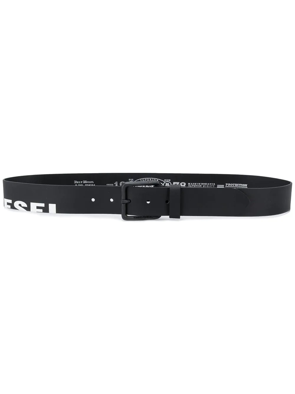 contrast logo belt - 1