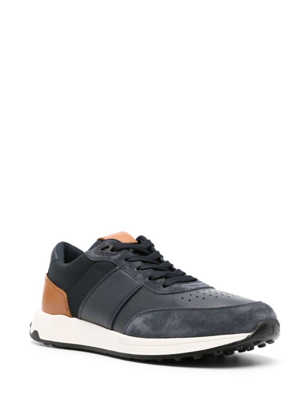 bi-tonal panelled sneakers - 2