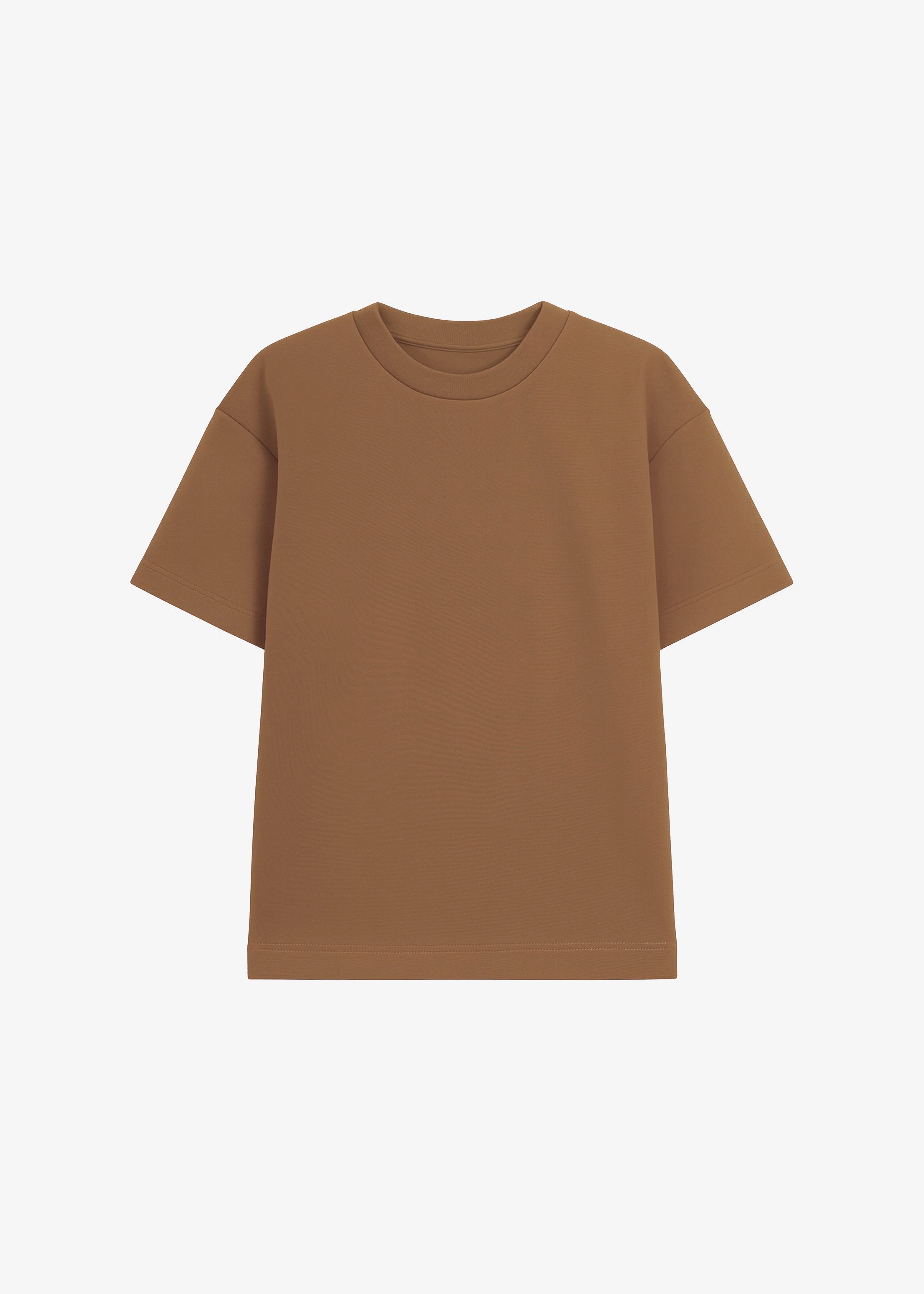 Scoob Boxy T-Shirt - Light Brown - 1