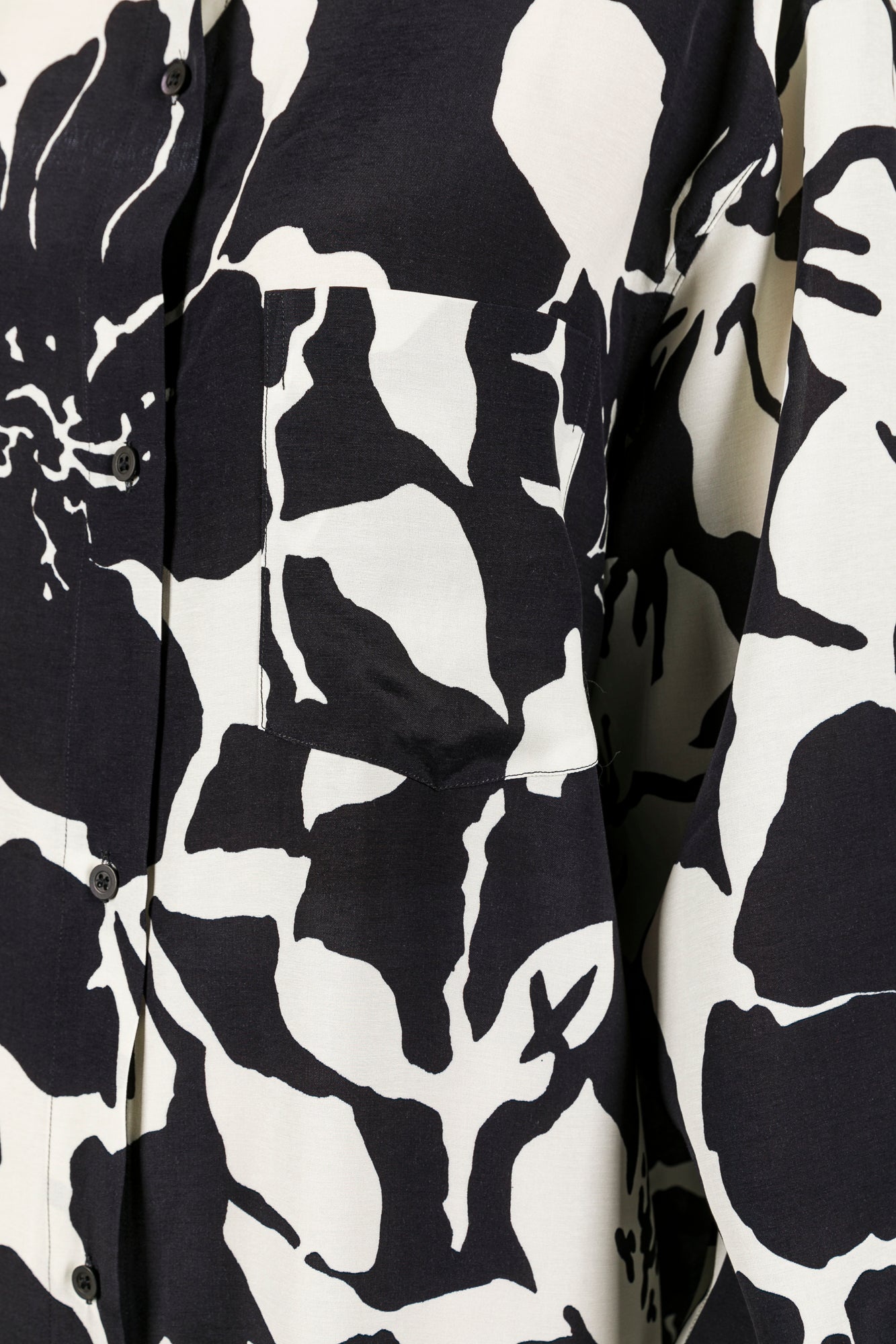 FLORAL SHIRT DRESS - 5