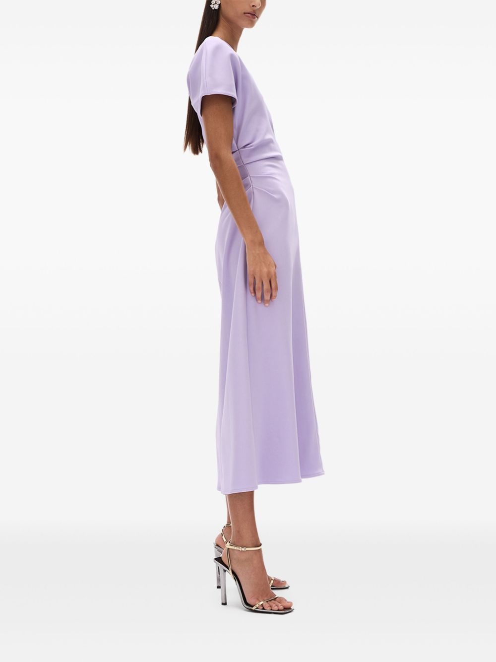Orion ruched-detail midi dress - 3