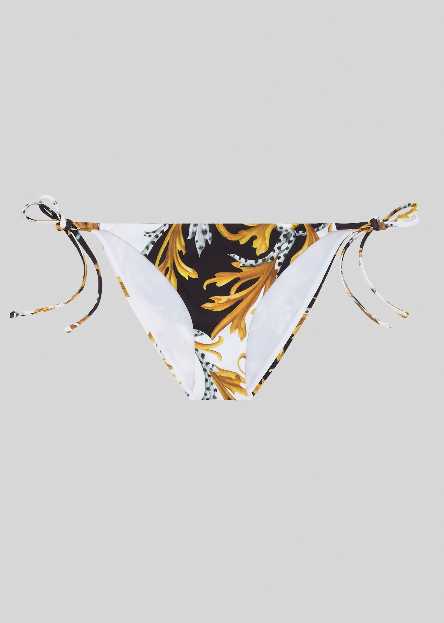 Acanthus Print Bikini Bottom - 1