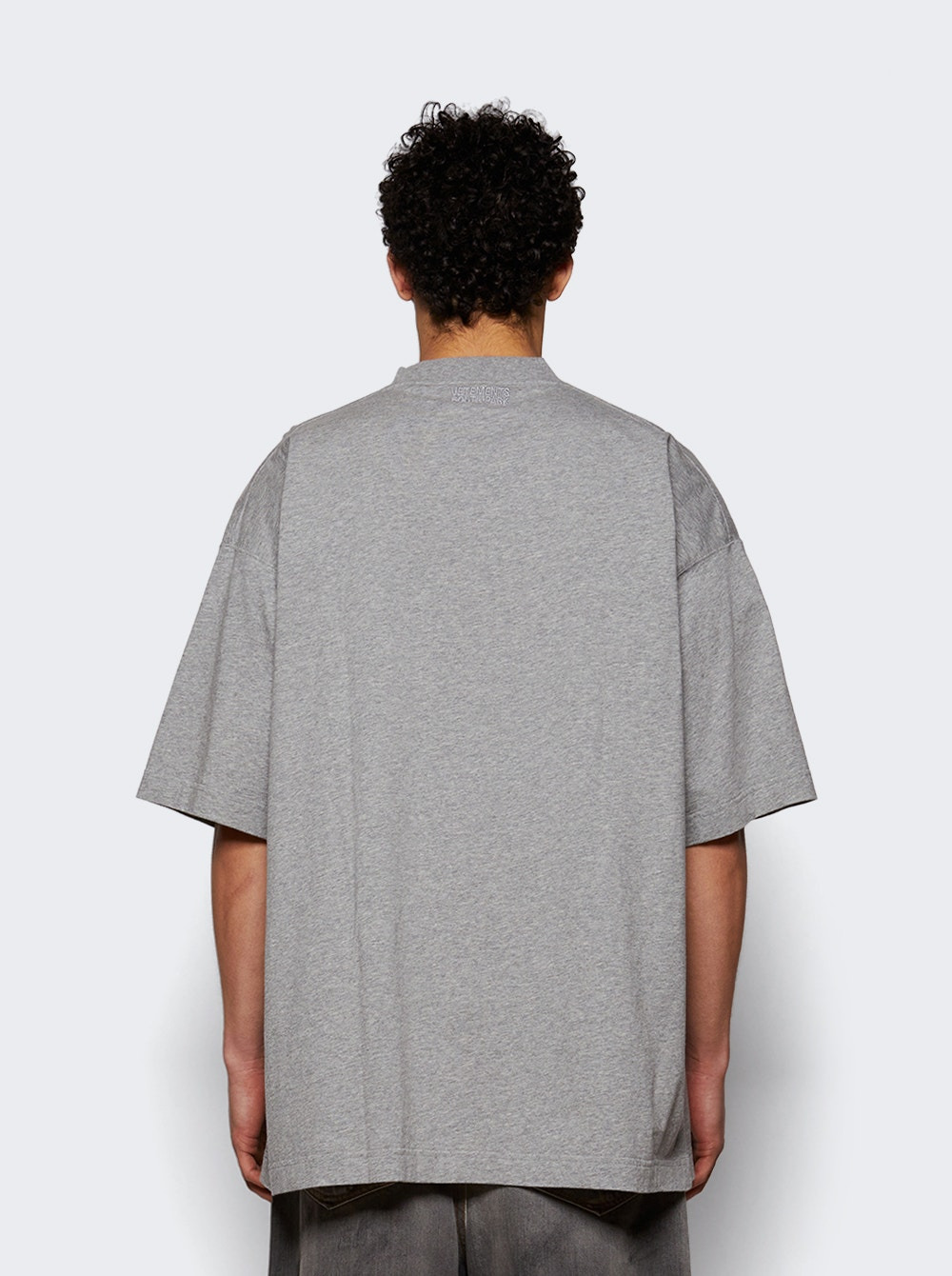 I'm A Towel Oversized Tee Grey Melange - 5