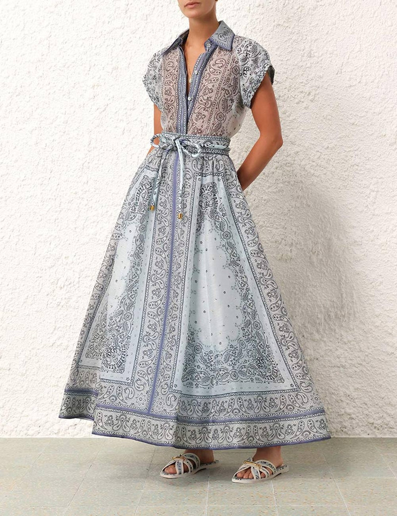 Zimmermann MATCHMAKER GATHERED MIDI SKIRT outlook