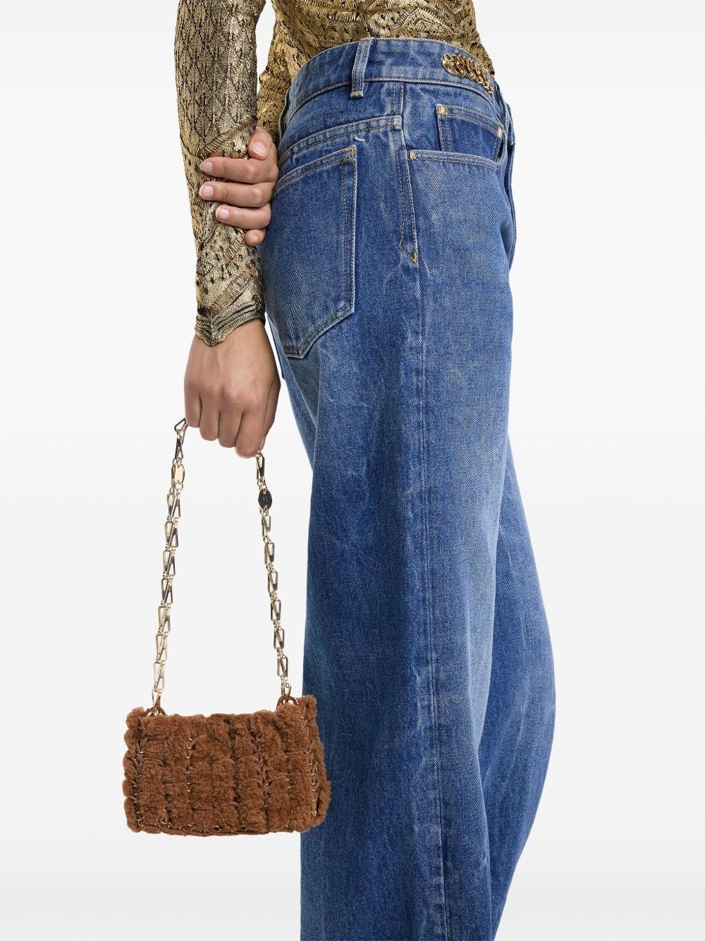 1969 Nano shearling shoulder bag - 4