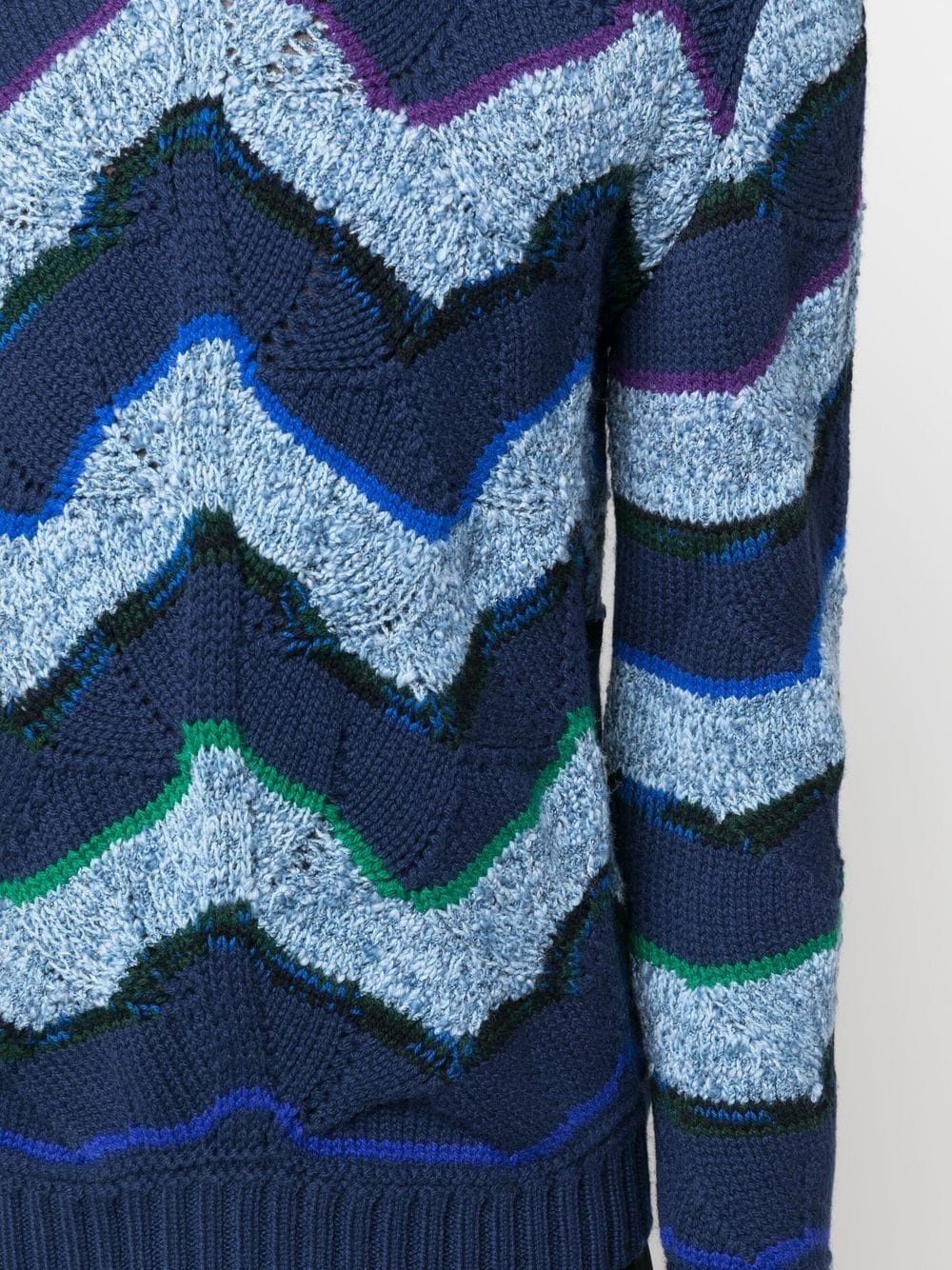 zig-zag knitted jumper - 5