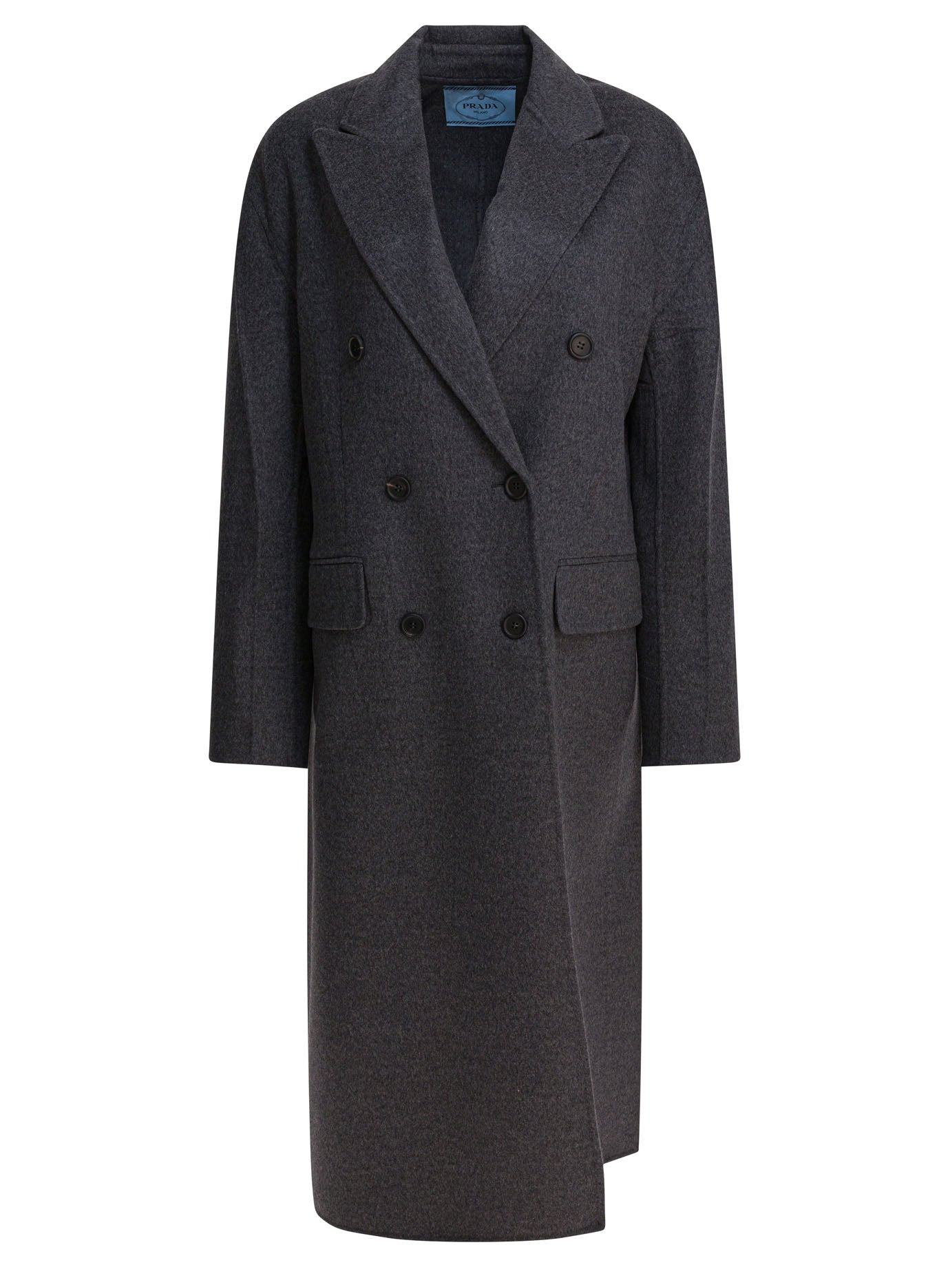 Prada Double-breasted Wool And Cashmere Coat - 1