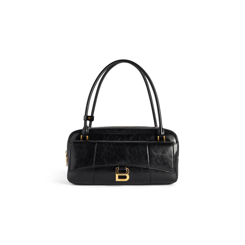 Women's Hourglass Flat Bowling Bag in Black 1