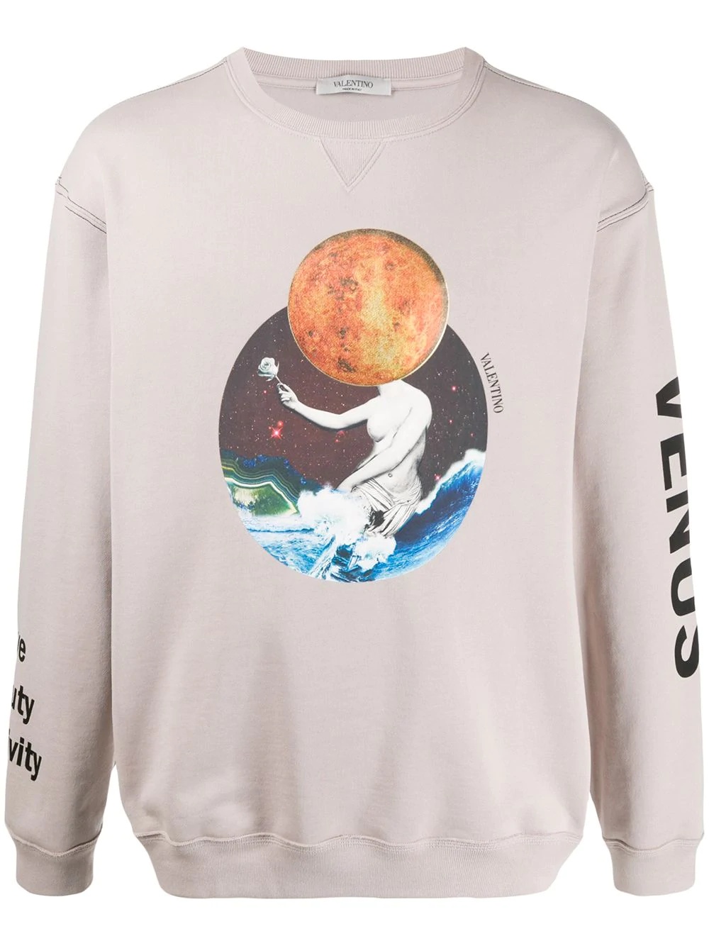 graphic print sweatshirt - 1