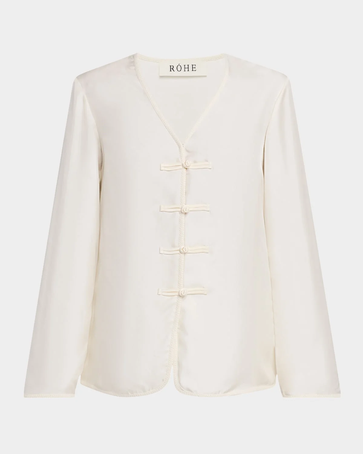 Silk Mandarin Closure Top - 1