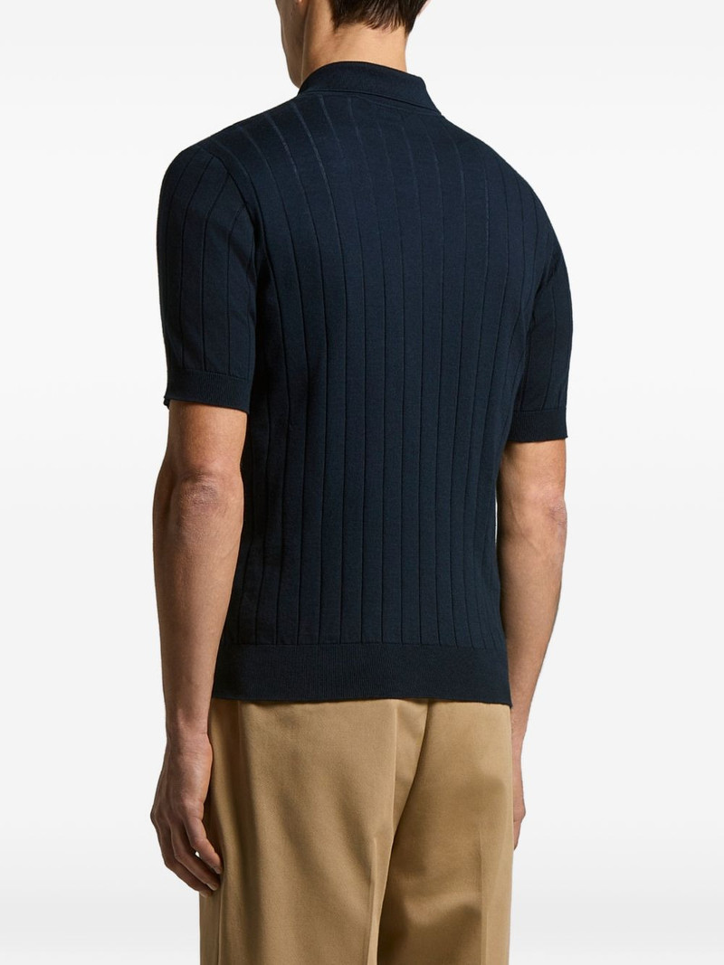 PESERICO ribbed polo outlook