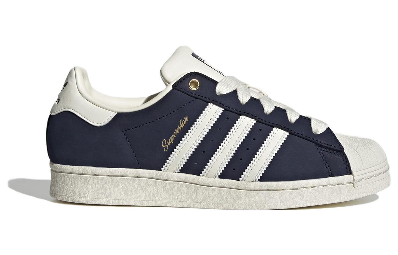 (WMNS) adidas Superstar 'Night Indigo Gold Script' IF7673 - 2