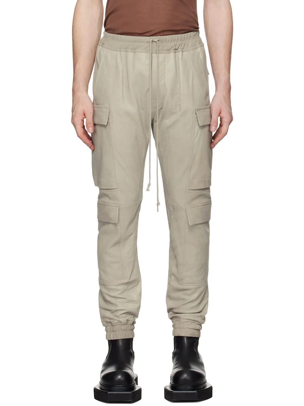 Off-White Mastodon Megacargo Leather Pants - 1