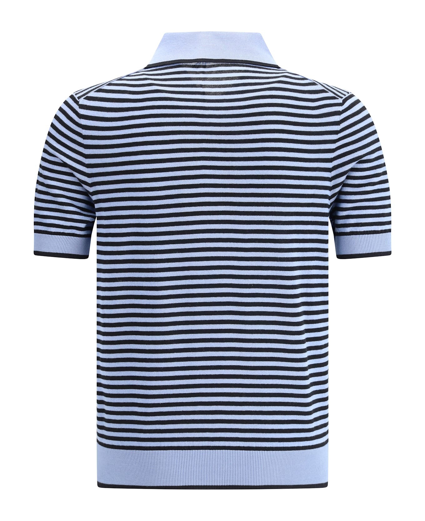 Striped Polo Sweater - 2