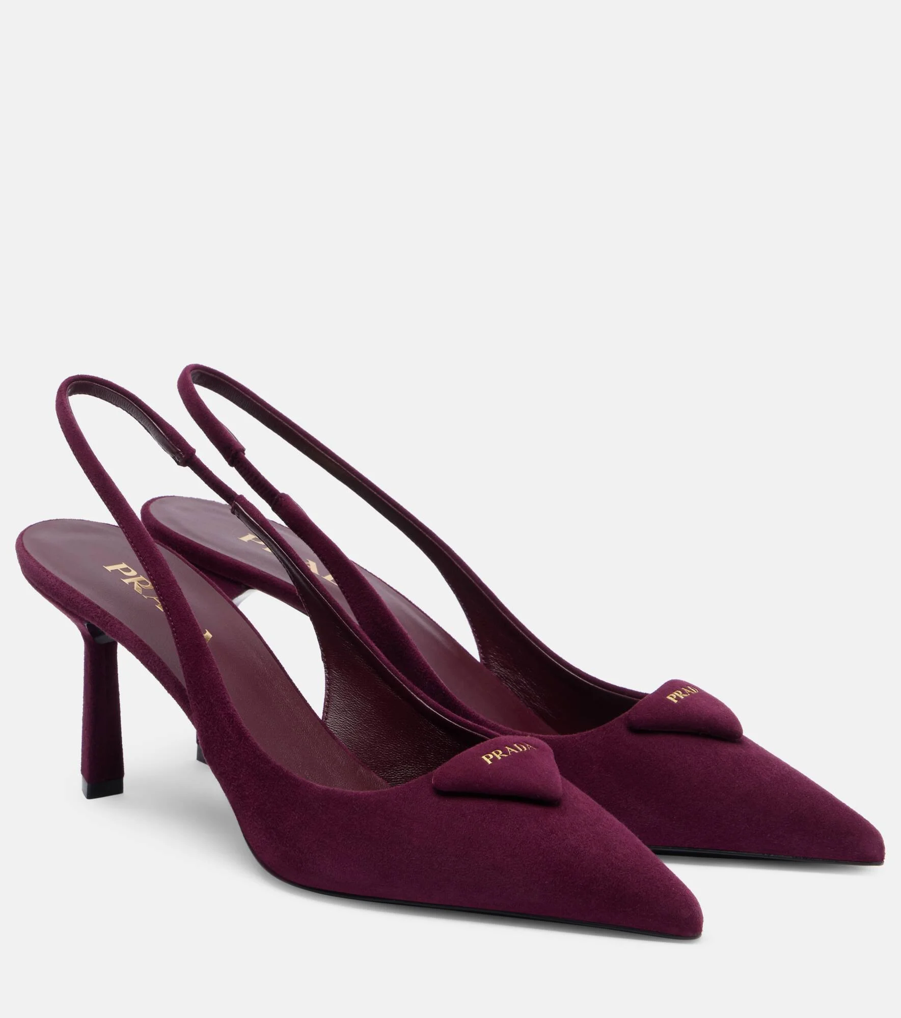 75 suede slingback pumps - 1