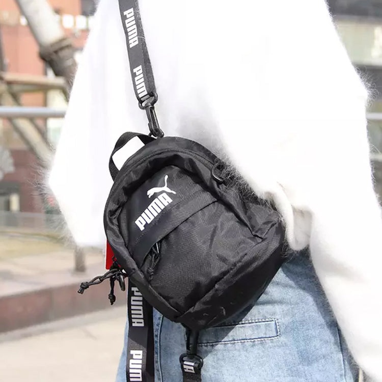 (WMNS) PUMA Minime Retro Backpack 'Black' 076154-01 - 4