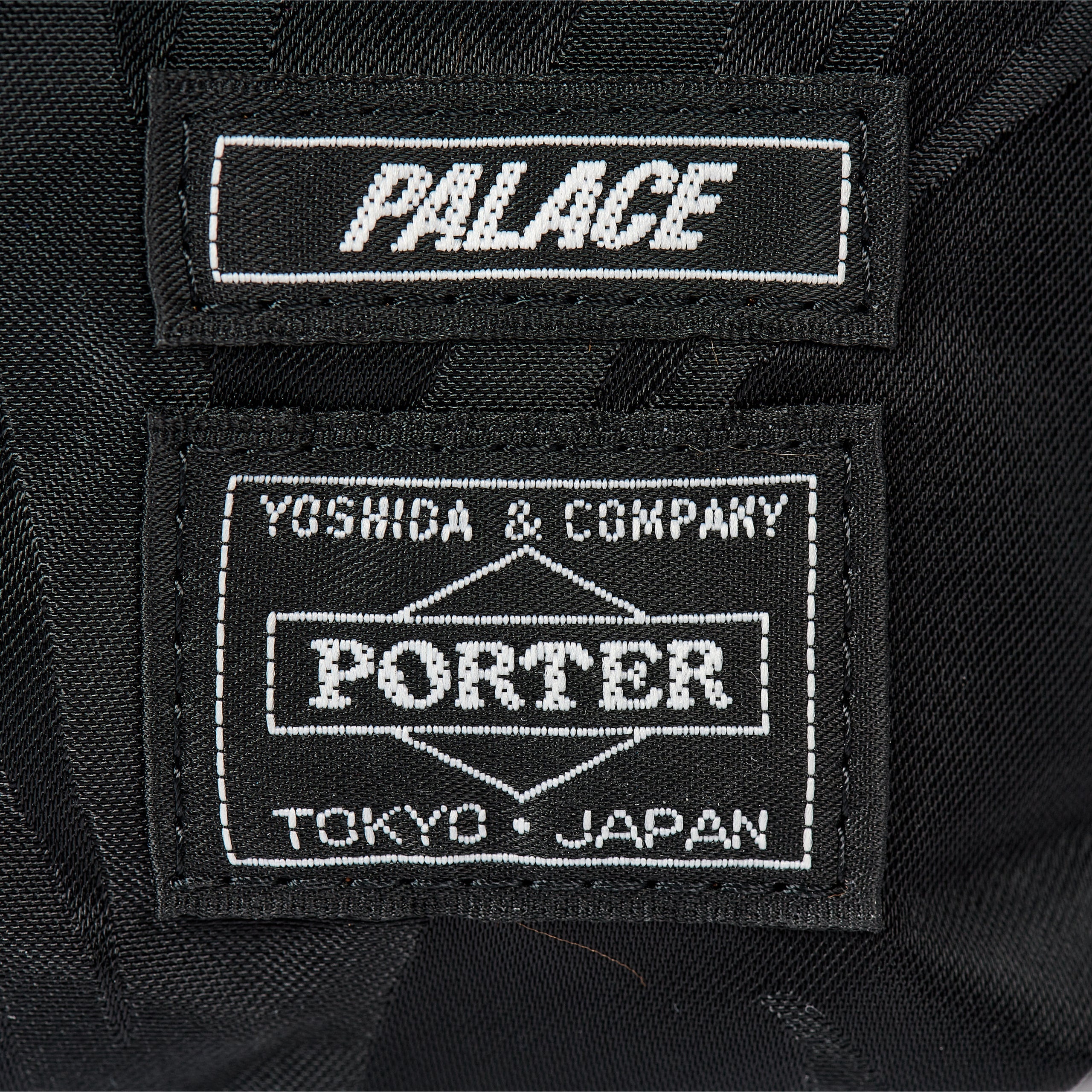 PALACE PORTER WAIST BAG BLACK / JACQUARD - 4