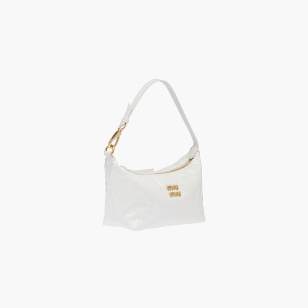 Miu Spirit matelassé patent leather mini-bag - 6