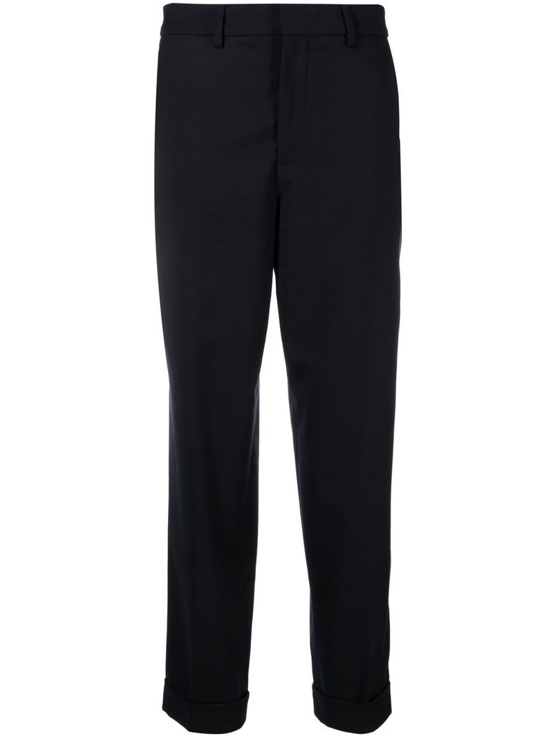 straight-leg virgin-wool trousers 1
