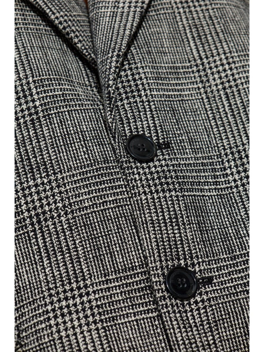 checkered cotton blazer - 5