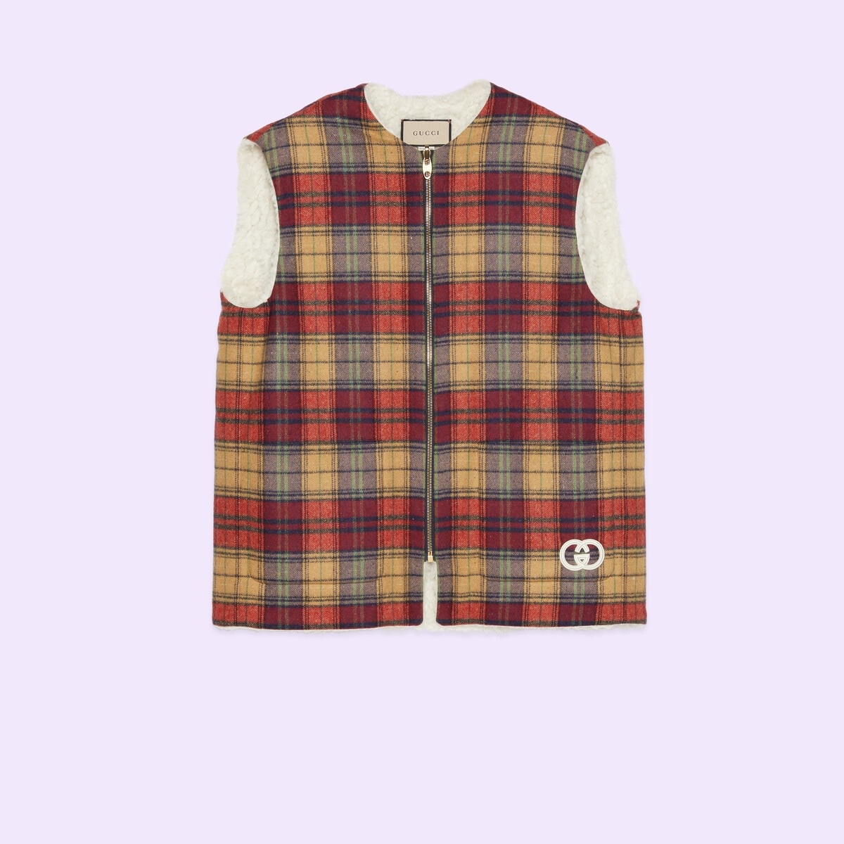Maxi GG coat with detachable gilet - 5