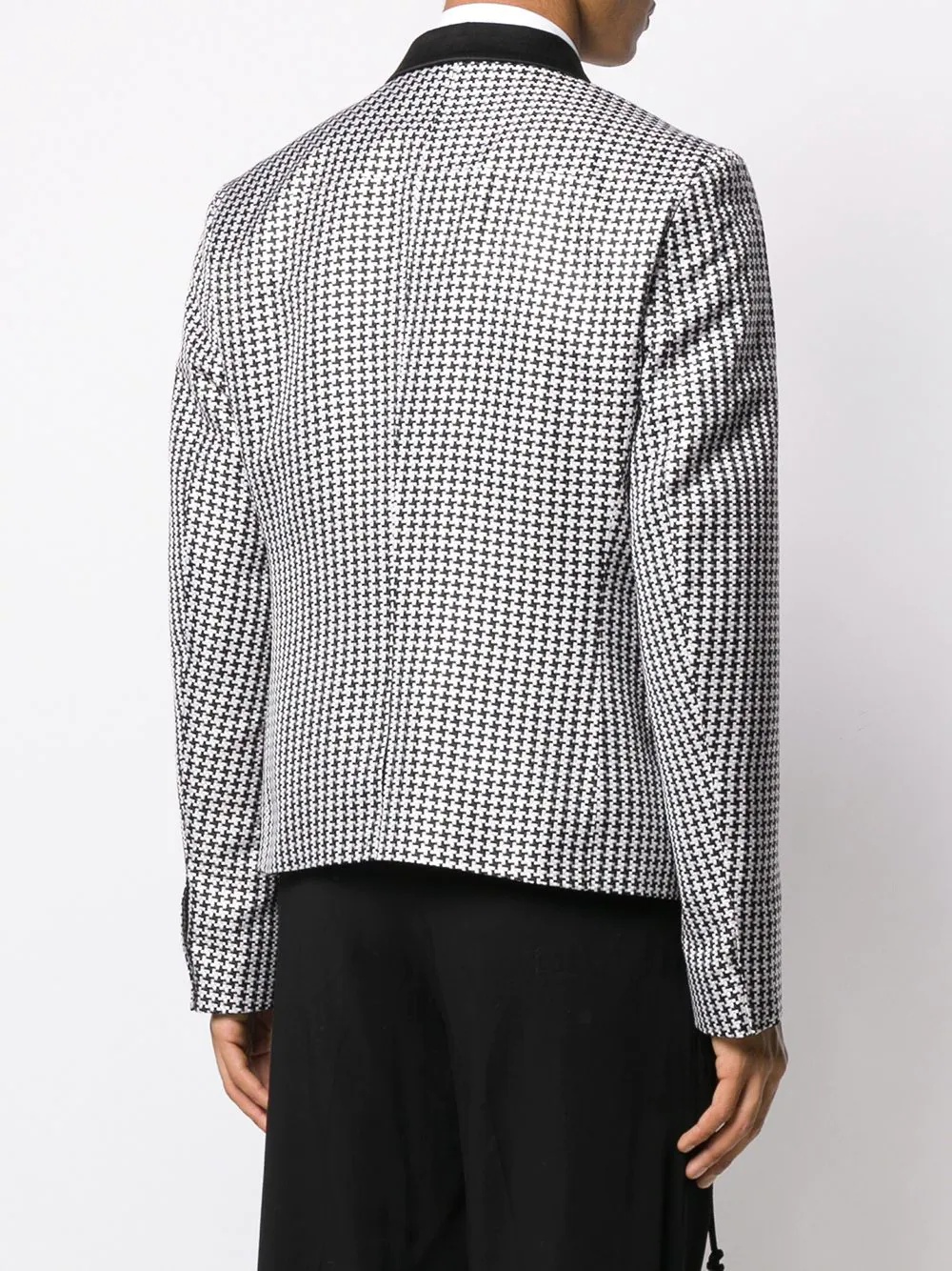 houndstooth button jacket - 4