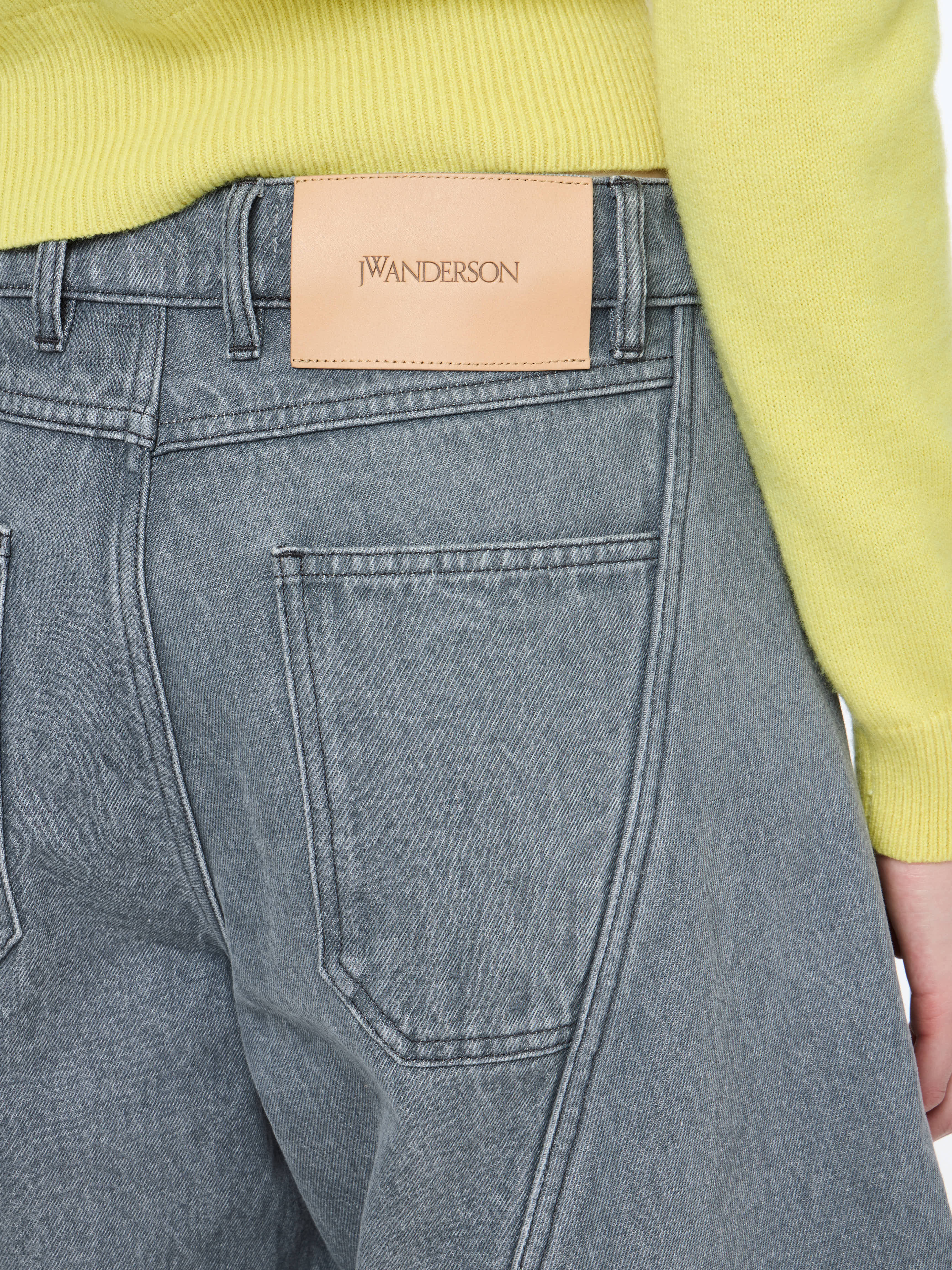 CROPPED SCULPTURAL JEANS - 5