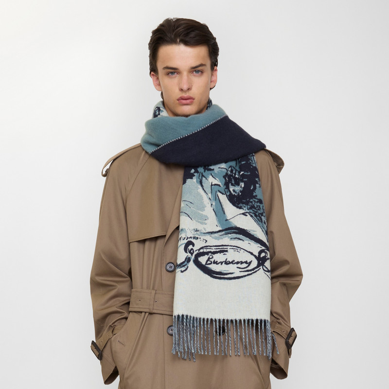 Burberry Castle Cashmere Scarf outlook