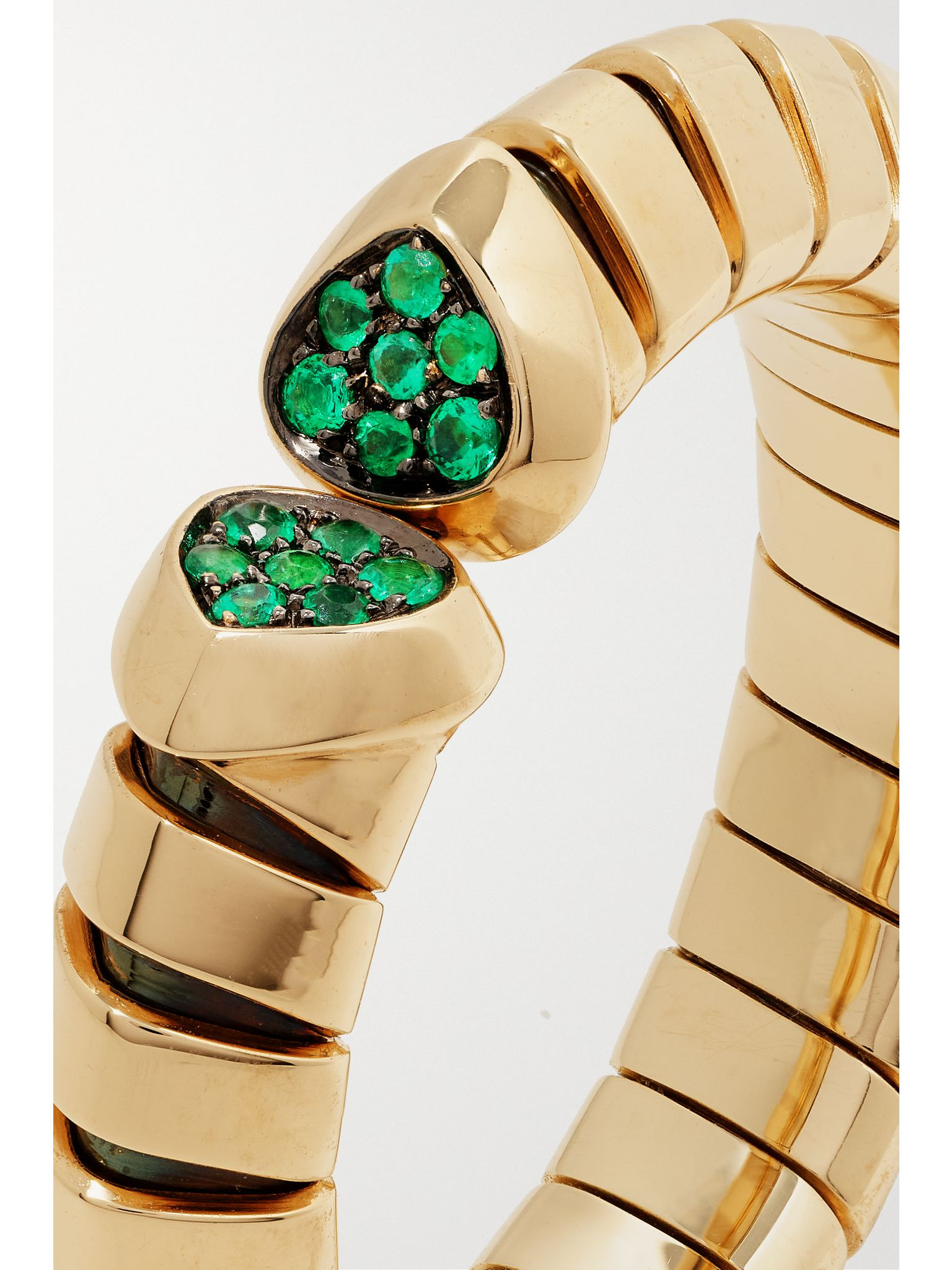 Trisolina 18-karat gold emerald ring Gold - 4