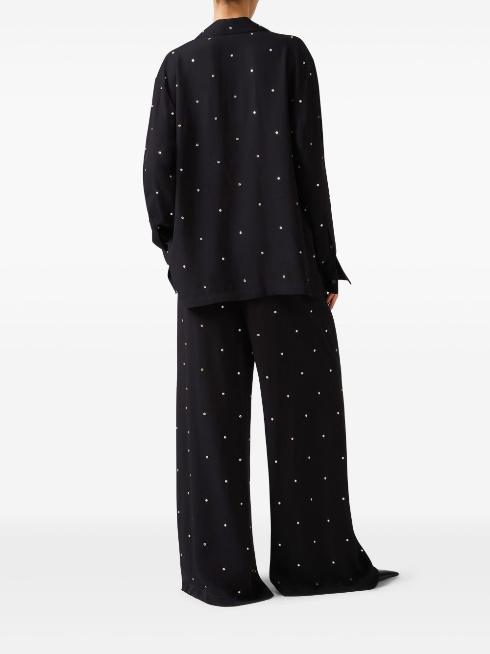 crystal-embellished shirt - 4