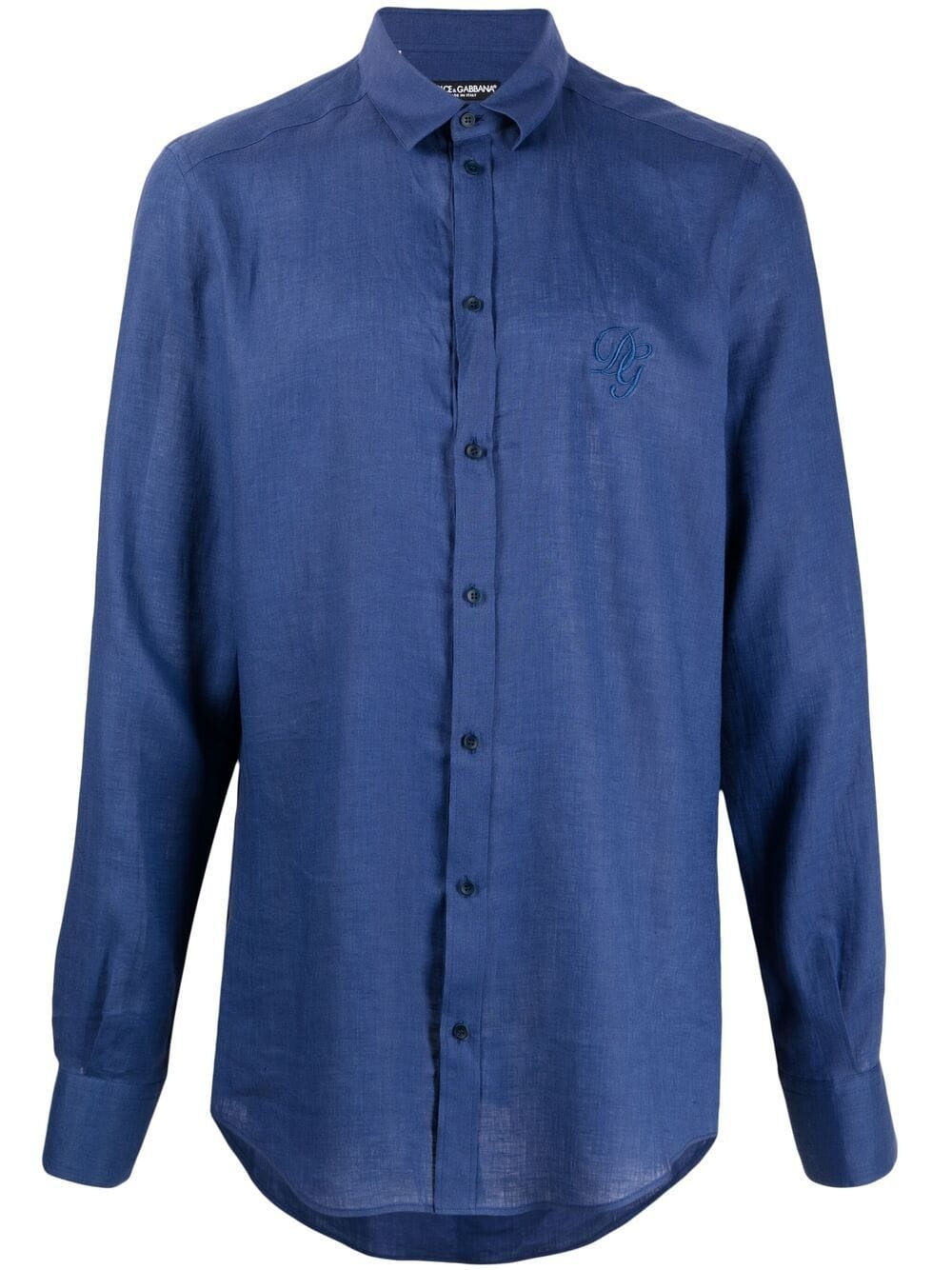 embroidered logo shirt - 1