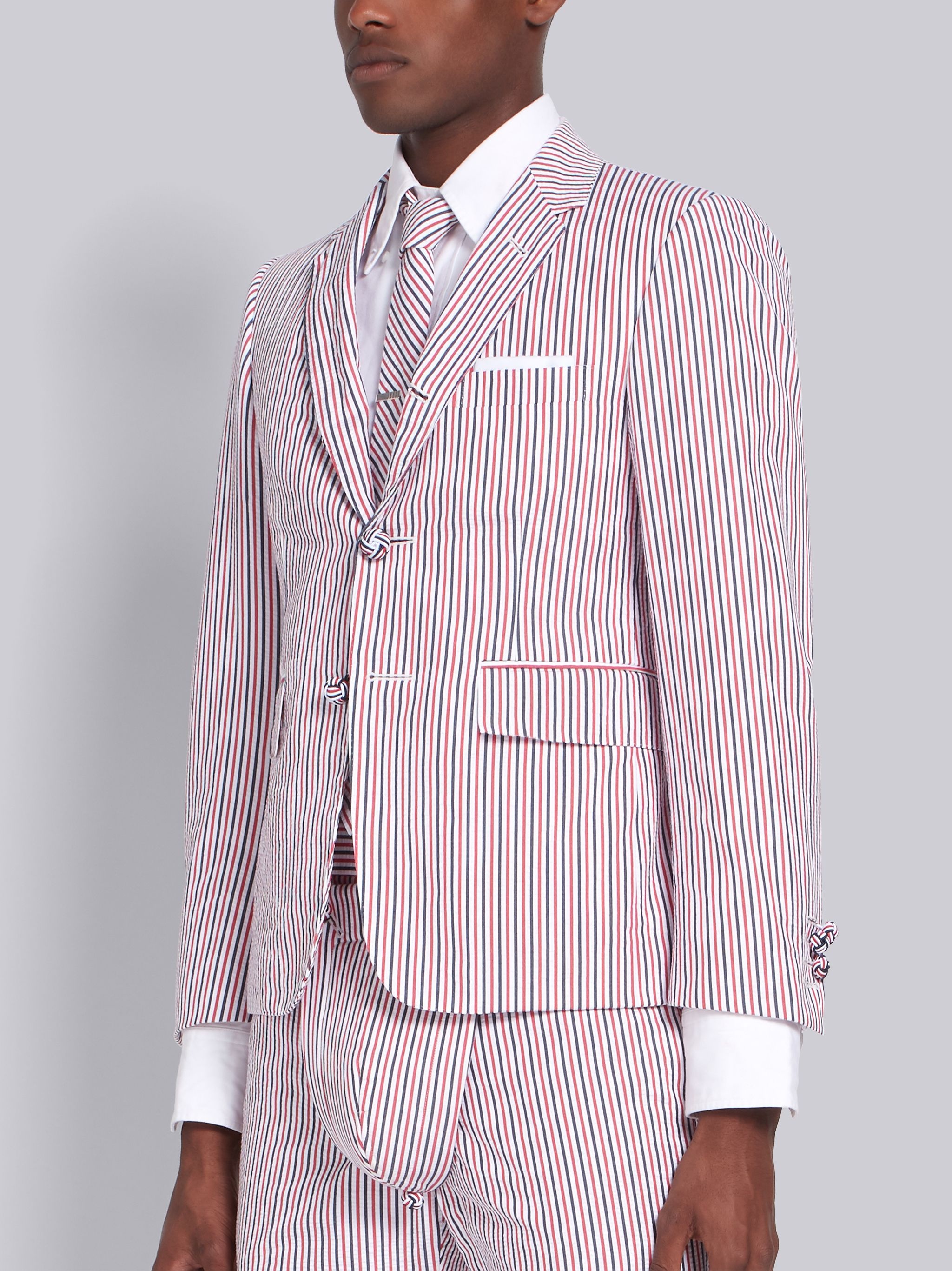 RWB Seersucker Stripe Classic Sport Coat - 2