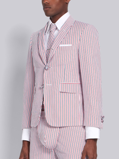 Thom Browne RWB Seersucker Stripe Classic Sport Coat outlook