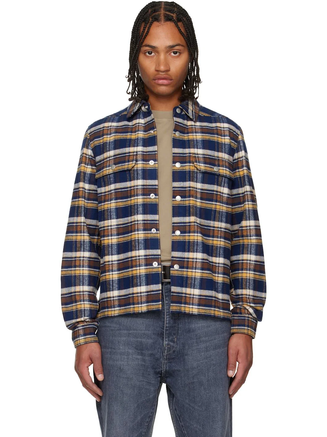 Multicolor Concordians Cropped Overshirt - 1