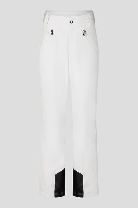 Hazel Softshell ski pants in White - 1